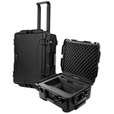 Imagem de Gator Cases Titan Series Capa impermeável para piso Line 6 Helix Stadium XL com alça telescópica e rodas, (GWP-L6STADIUMXL-W)