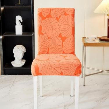 Imagem de Capa protetora de assento de cadeira estampada lavável, capa de cadeira jacquard elástica, resistente a rugas, para hotel, escritório, cerimônia, banquete, festa de casamento - tipo 03||Tamanho