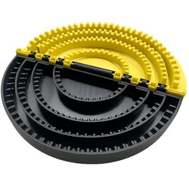 Imagem de Selador de tortilha e máquina de quesadilla original 4 em 1, tamanhos 10 cm + 15 cm + 20 cm + 25 cm prensas totalmente removíveis para tortilhas burritos, tacos, bolinhos e calzone, pode ser lavado na