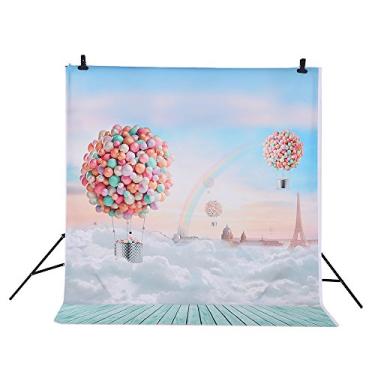 Imagem de Fundo de Fotografia Estampa Estrelas para Infantil e Bebês Estúdio Retrato Leve Portátil Poliéster