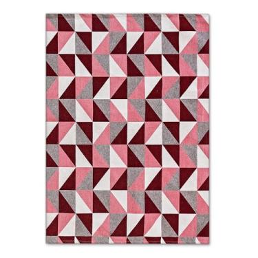 Imagem de Jogo Passadeira Tapete Para Cozinha Antiderrapante 3 Peças Moderno Cores Diversas(Dallas Vermelho)