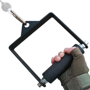 Imagem de Pega De Remada - Acessórios para Cabos com Barra T Universal Feitos de Aço Antiderrapante | Pegas para Remada de Academia em Casa | para Treino de Força e Exercício de Braços e do Corpo Inteiro