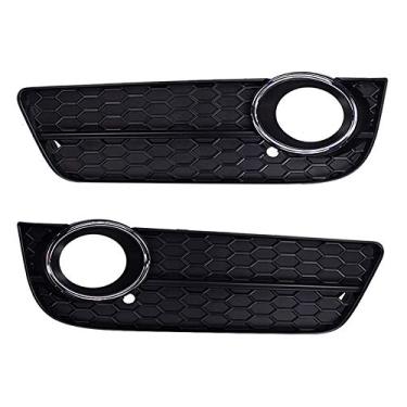 Imagem de Runmade compatível com Audi A5 2008-2011 Para-choque dianteiro Grade de luz de neblinarunmade 8T0 807 682, 8T0 807 681