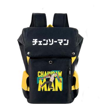 Imagem de Mochila escolar Anime Chainsaws Mans para crianças 35x18x45cm