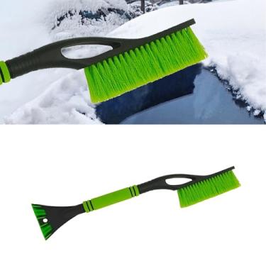 Imagem de Alieemo Escova de neve de alumínio removível de 68,5 cm e raspador de gelo para para-brisa de carro - Aderência ergonômica de espuma, adequada para carros, caminhões, para-brisas SUV e janelas