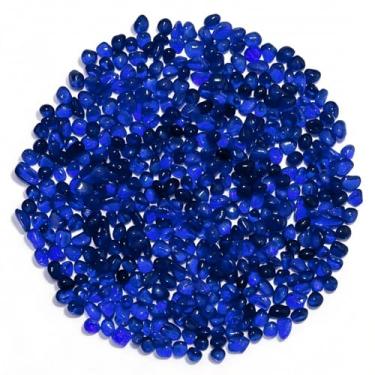 Imagem de EDSRDUS 350 g (0,3 kg) pedras de vidro do mar de cores mistas irregulares pedras de vidro lisas para aquário rochas enchimentos de vasos DIY artesanato vasos de plantas decoração de casa pedras de