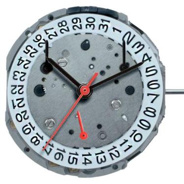 Imagem de Máquina para Relógio de Pulso Js05 com Calendário e Acumuladores - Rei