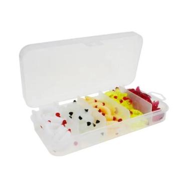 Imagem de 125 Peças De Iscas De Pesca Realistas, Minhoca, Larva, Isca Macia De S