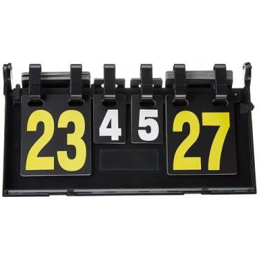 Imagem de Placar de Mesa Manual Contador Marcador Pontos Dobravel Portatil Espor