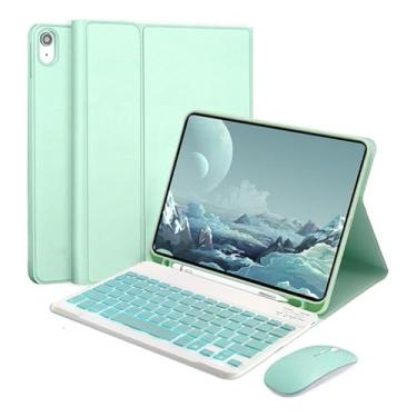 Imagem de Kit Capa para iPad Air/Air2 /iPad 5ª / 6ª Geração : Case para Tablet + Teclado + Mouse
