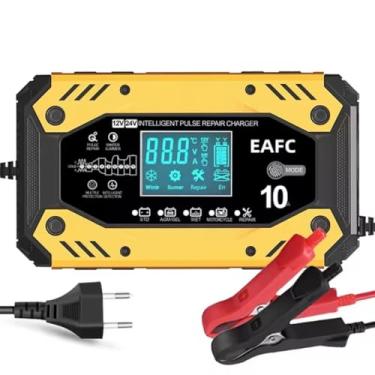 Imagem de Novavida, Carregador de Bateria Automotiva Inteligente NovaVida Portatíl Função Reparadora Visor LCD