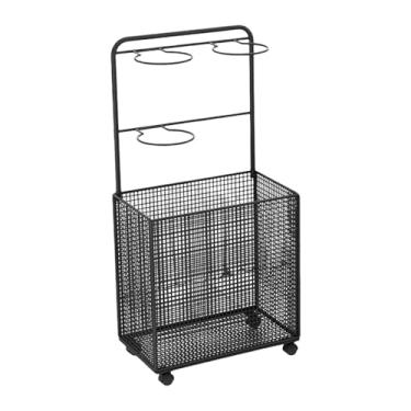 Imagem de Zxpjkyu Organizador de Garagem, Carrinho de Bola Rolante, Rolo de Espuma, Garagem de Futebol, Armazenamento de Bolas, Academia, Jardim de Infância, Suporte Pa