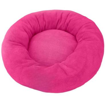 Imagem de Cama Ninho Soft Gato e Cachorro 50cm cama pet cama para gato cama para gatos caminha de cachorro(Pink)