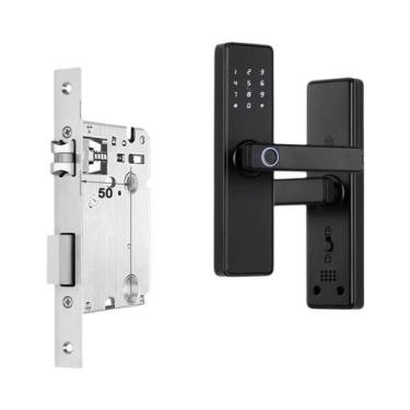 Imagem de Fechadura De Porta Biométrica Com Impressão Digital Em Vários Idiomas,