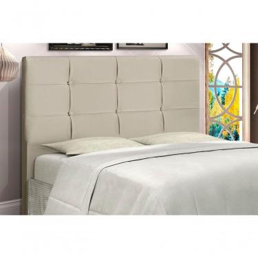 Imagem de Cabeceira Hylux Estofada Com Botão De Tecido Para Cama Box Solteiro 94cm New Foam