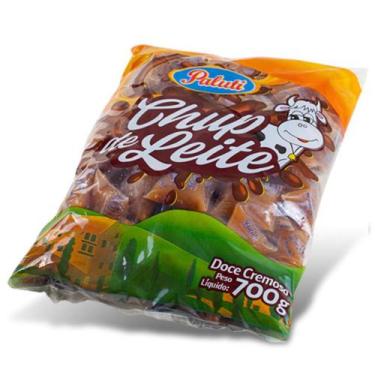 Imagem de Doce de Leite Chup Cremoso Paluti Pacote 700g com 50 Unidades Sachês d