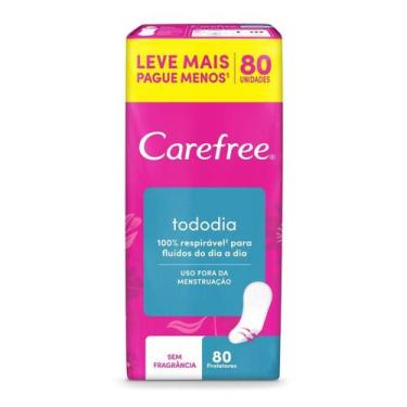 Imagem de Protetor Diário Carefreee Todo Dia sem Perfume Leve 80 Pague 60 Unidad