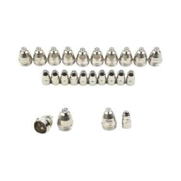 Imagem de Tochas De Corte Plasma Premium P80 20pçs 60A 80A 100A Eletrodos E Bico