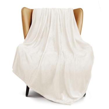Imagem de Cobertor exclusivo Mezcla Fleece 300GSM Super Soft Ivory