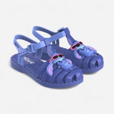 Imagem de Sandália Disney Stitch Duo Infantil Azul-Feminino