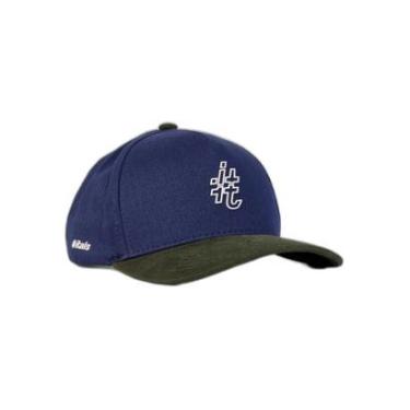 Imagem de Boné Itals Marinho Aba Verde-Unissex