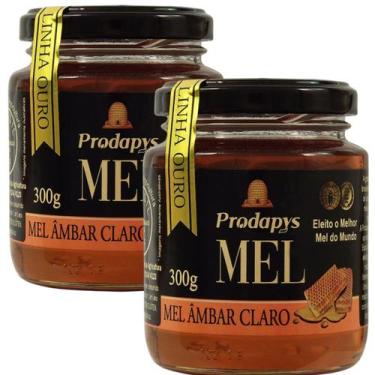 Imagem de Mel Âmbar Claro 300g - Eleito o melhor mel do mundo Kit 2 - Prodapys, 