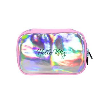 Imagem de Estojo Escolar Penal Box Hello Kitty Patches Luxo - Xeryus