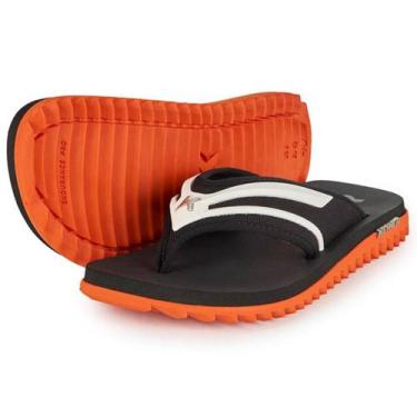 Imagem de Chinelo Kenner Kivah New Force Masculino - Preto e Branco, 41