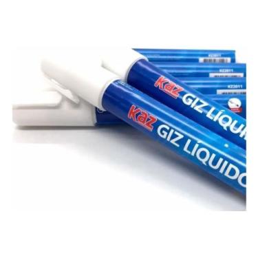 Imagem de Kit 02 Canetas Giz Liquido Apagável Ponta 2mm Jocar Office - Minha Tor