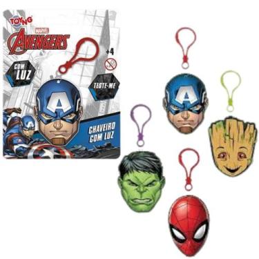 Imagem de Chaveiro Infantil Sortidos Vingadores com Luzes Marvel Toyng