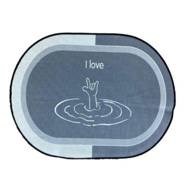 Imagem de Tapete Mágico Banheiro Ultra Absorvente Antiderrapante Casa - Ikaza, C