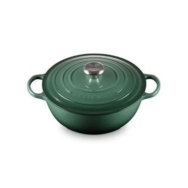 Imagem de PANELA MARMITA LE CREUSET SIGNATURE 32CM EM FERRO FUNDIDO VERDE ARTICHAUT 21114327954430