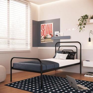 Imagem de Cama Solteiro em Ferro Juliet - Camas & Beliches, Preto