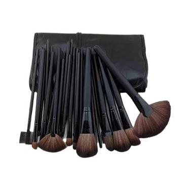 Imagem de Conjunto De Pincéis De Maquiagem Profissional, 24 Peças, Pó Para Sobra