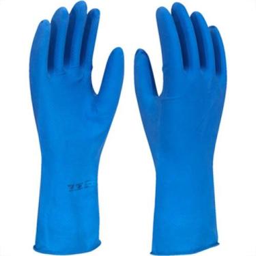 Imagem de Luva Imbat Latex Azul 08-M - Kit C/12 Unidades