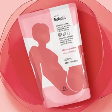 Imagem de Refil Creme Desodorante Nutritivo para o Corpo Tododia Tâmara e Canela