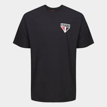 Imagem de Camiseta São Paulo Street Masculina - Surf Center, Preto, G