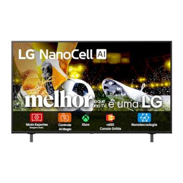 Imagem de Smart TV 4K 50" LG NanoCell 50NANOA Processador α7 AI Ger8 Super Upscaling Google Cast Alexa Integrado Controle AI Smart Magic WebOS 25