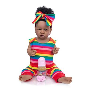 Imagem de BAOERYAA Bebe Reborn Silicone Realista,bebê Reborn Menina,55cm Bebê Reborn De Silicone...