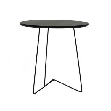 Imagem de Mesa Lateral Gabi ø420x455 Preto - Decorise