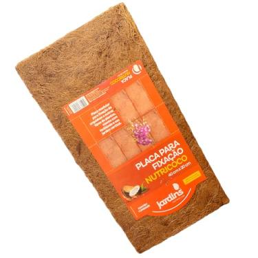 Imagem de Nutriplan Placa Fibra De Coco 40x20x3 Cm Para Plantas Trepadeiras E Jardim Vertical
