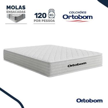 Imagem de Colchão de Molas Ensacadas Ortobom One Face Plenno Superpocket Casal 1