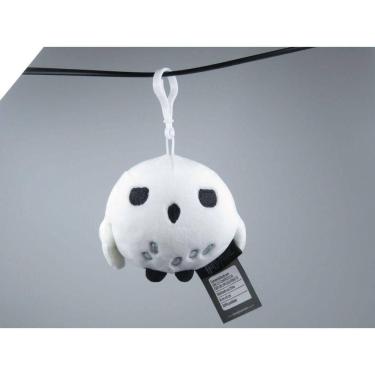 Imagem de Chaveiro de Pelúcia Harry Potter Edwiges 100% Poliéster com Textura Macia Branco Imagin...
