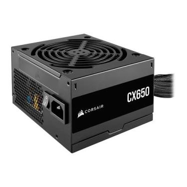 Imagem de Fonte Corsair CX Series CX650 650W 80 Plus Bronze Com Cabo Preto CP902