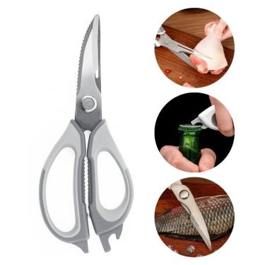 Imagem de Tesoura Multifuncional Frango Peixe Legumes Abridor Garrafa