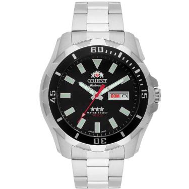 Imagem de Relógio Analógico Masculino 469SS078NH P1SX com Pulseira em Aço Inox Resistente à Água...