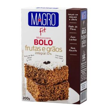 Imagem de Mistura Lowçucar Bolo Zero Lactose Diet Integral Frutas E Graos 200G