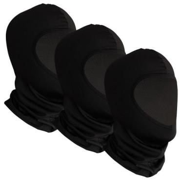 Imagem de Kit 3 Balaclava Touca Ninja Segunda Pele Militar Motociclista Tática -