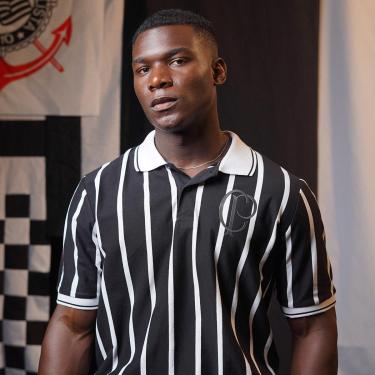 Imagem de Camisa Polo Corinthians Listrada CP Masculina-Masculino