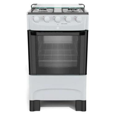 Imagem de Fogão de Piso 4 Bocas Mueller Branco com Acendimento Automático MFI4BB